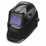 Welding Helmet: Auto-Darkening, 2 Arc Sensors, Black, W9 to W13, 3.78 in x 1.85 in - Also Available in(6 different Arc Sensor, Graphics, Colorsand price ranges)