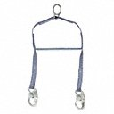 Retrieval Yoke for Confined Space, Polyester- Available in(Confined Space Item-Retrieval Wristlets- Rescue Lanyard Type- Harness, Wristlet-Material- Nylon, Polyester, Steel- Length 18 in - 4 ft)