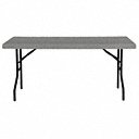 Rectangle Folding Table, 29 in Height x 18 in Width, Charcoal - Available in(Adjustable Folding Table, Bifold Table, Folding Card Table Set,5 pcs.,Blk, Folding Cocktail Table, Folding Table, Folding Training Table  - 11-60 in Height, 30-96 in Lenght, 12-44 in Height, 32-252 in Diameter